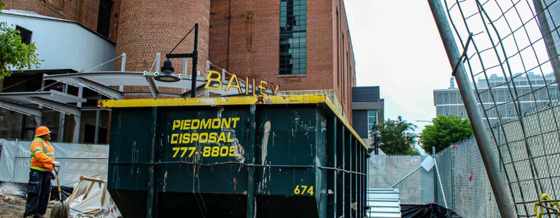 What can go in a dumpster rental