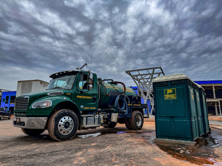 Piedmont Disposal construction portable restroom