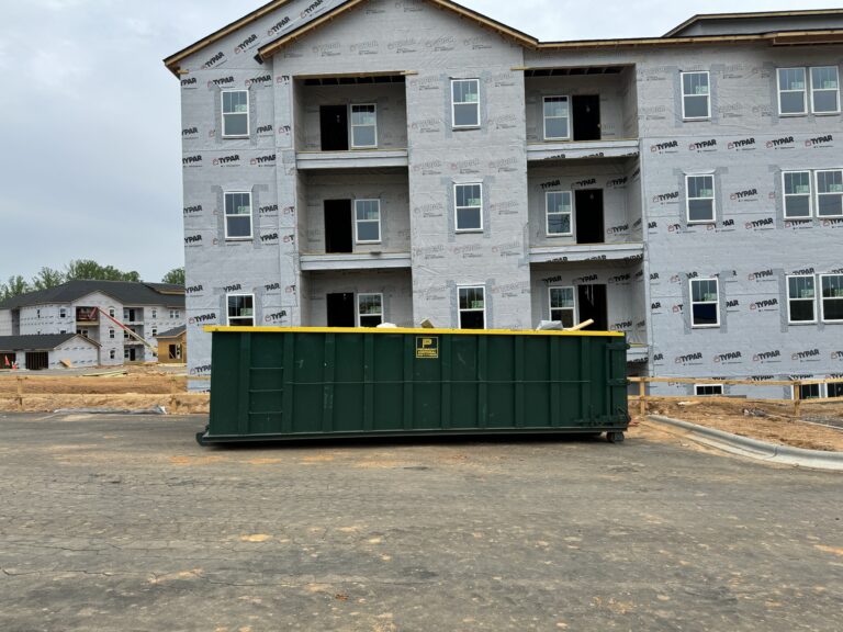 Construction dumpster service